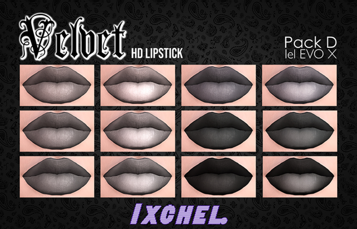 IXCHEL. - Velvet HD Lipstick - EVOX - Pack D