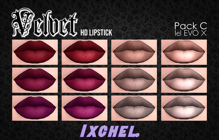 IXCHEL. - Velvet HD Lipstick - EVOX - Pack C