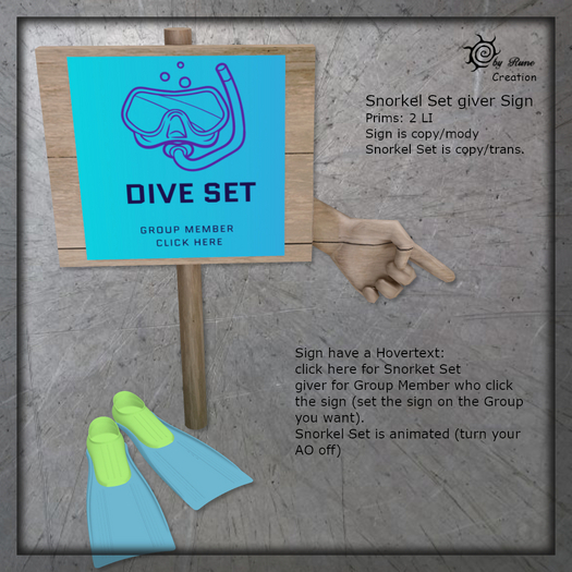 *RC* - Snorkel Set  Group[wear]