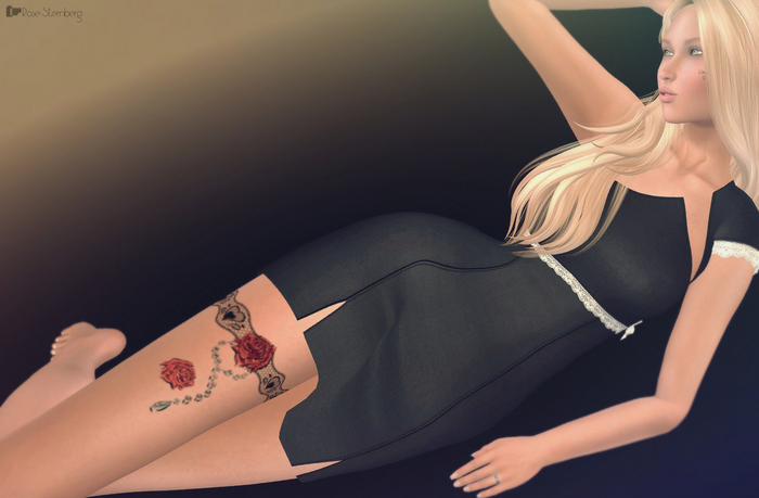 Rose Garter  BoM Tattoo 