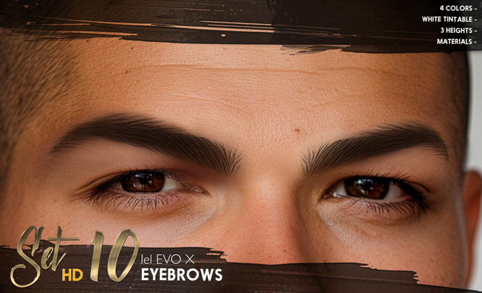 -Birth- HD EvoX Eyebrows - Set 10 - DEMOS