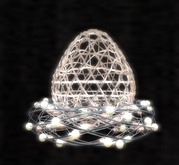 *O::U::T* EASTER LIGHT EGG SILVER **50LS IN SALE @THE MAINSTORE