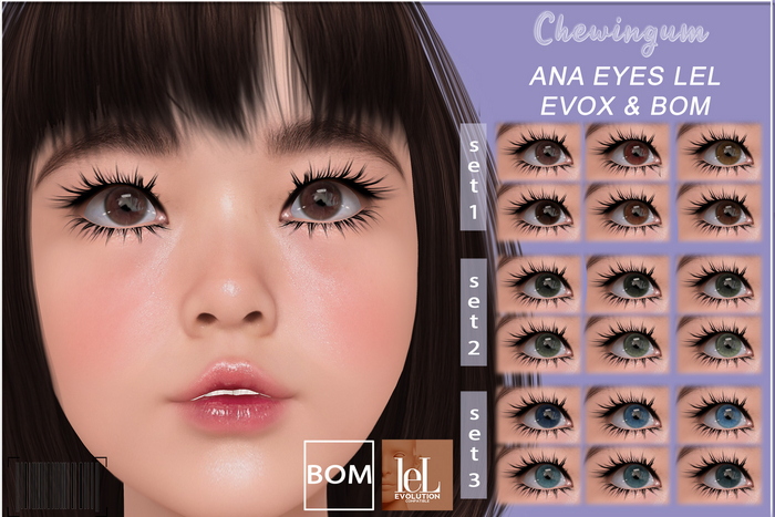 Chewingum ANA EYES LEL EVOX AND BOM FATPACK BOX