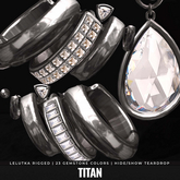 [BL] Gemma earrings // titan