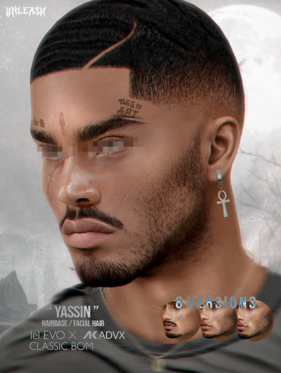 UNLEASH - Yassin Facial hair FATPACK // EVO X . BOM