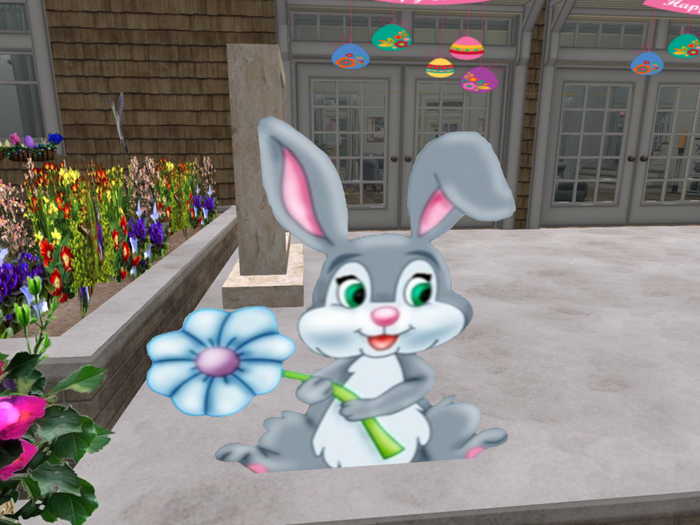 Bunny with Flower decoration