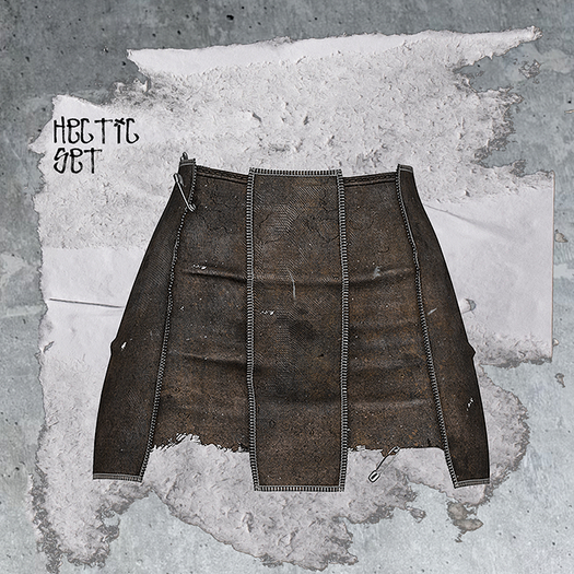 +WORN+ Hectic Skirt GRIME