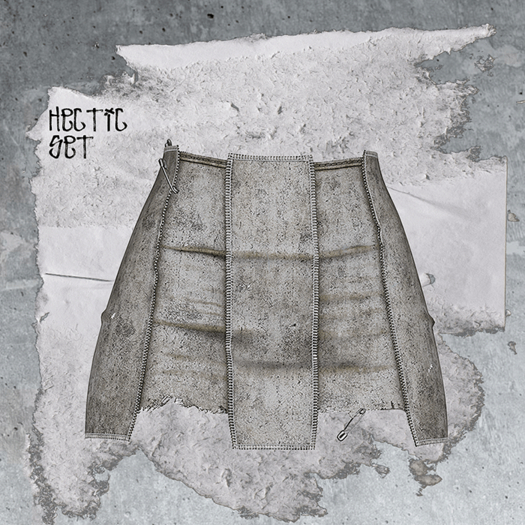 +WORN+ Hectic Skirt DIRTY MOSS