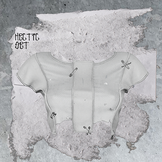 +WORN+ Hectic Top WHITE