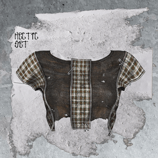 +WORN+ Hectic Top PLAID