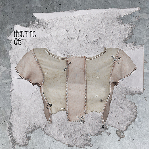 +WORN+ Hectic Top NUDE
