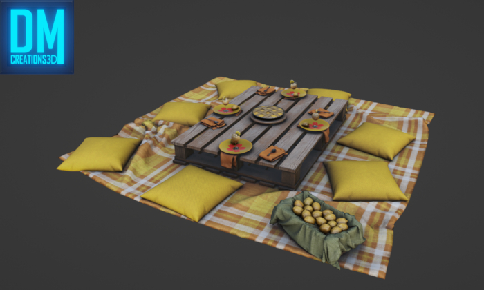 Lemon set pic nic Full Perm Mesh