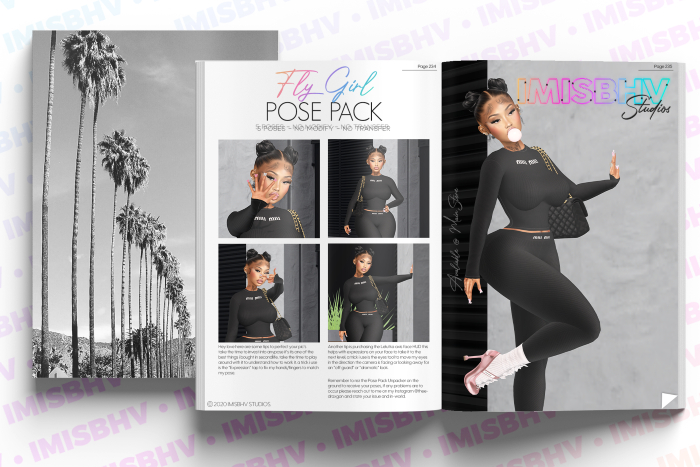 //IMISBHV// Fly Girl PosePack