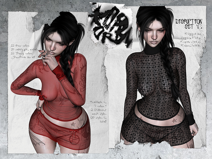 +WORN+ Disruption Skirt FATPACK