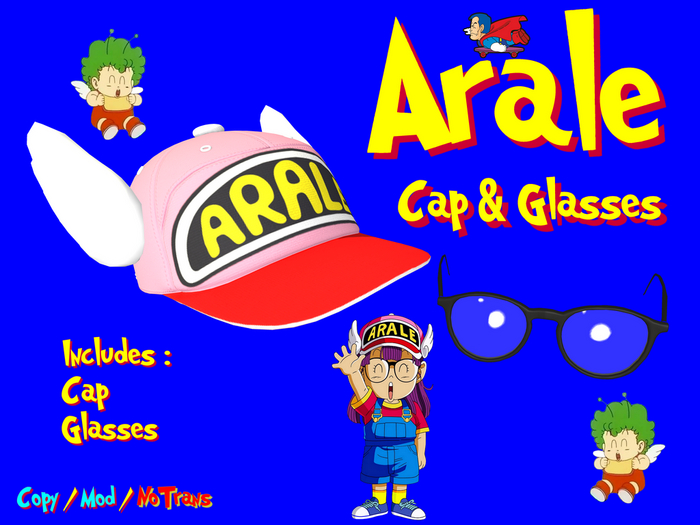 Arale Cap & Glasses [G&E]