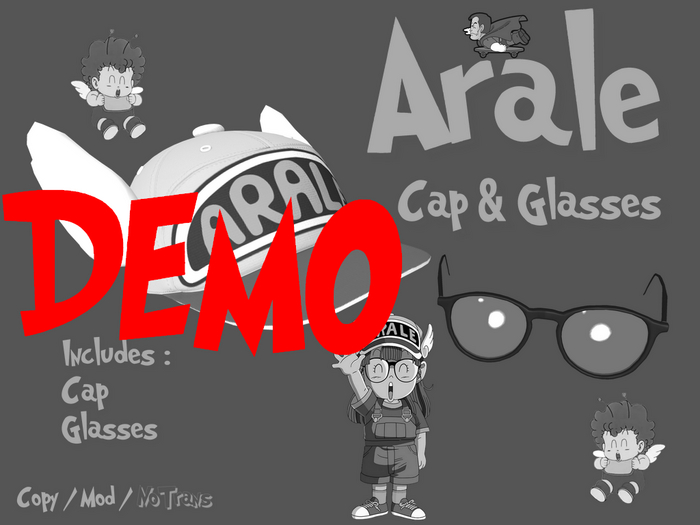 DEMO Arale Cap & Glasses  [G&E]