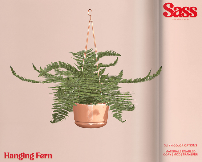 Sass [HD] Hanging Fern 