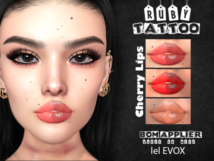 ::TATTOO RUBY:: - Glossy Cherry Lips