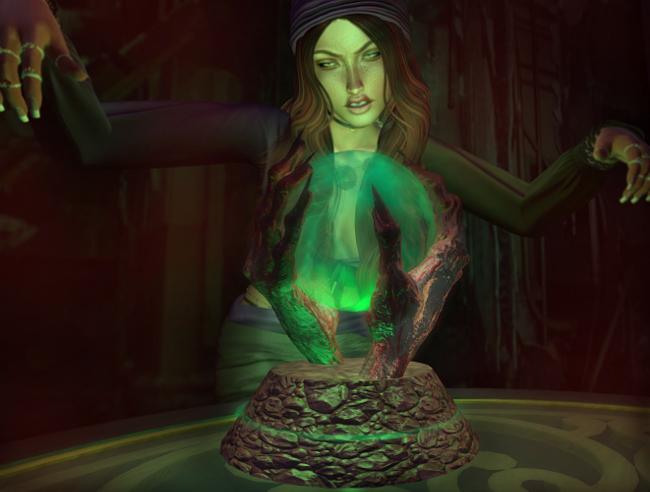 #Magic CRYSTAL BALL of the Witch