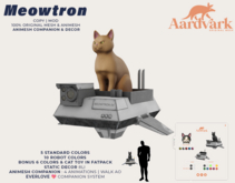 Aardvark : Meowtron Companion  -  Orange 