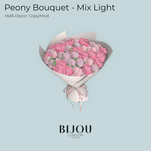 BIJOU :: Peony Bouquet - Mix Light *add me*