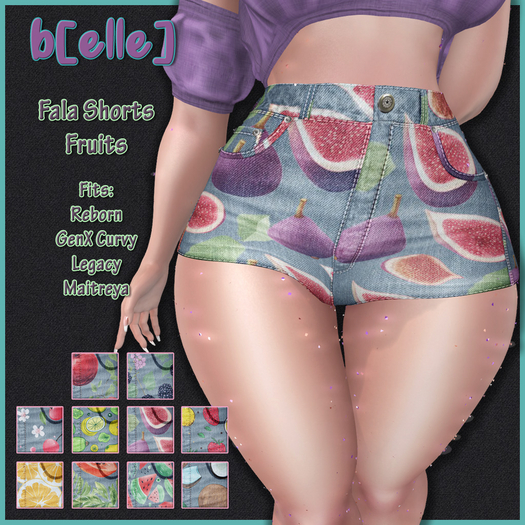 b[ELLE] Fala Shorts Fruits