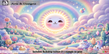 Kawaii Backdrop - Daydream Meadows 9