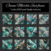 *Wallflowers* Ocean Marble Surfaces