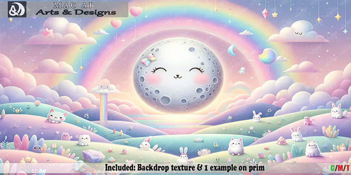 Kawaii Backdrop - Daydream Meadows 2