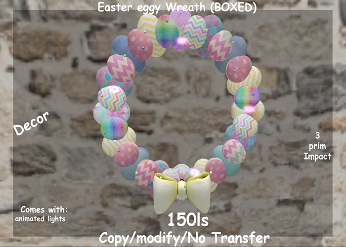Easter eggy Wreath (BOXED)