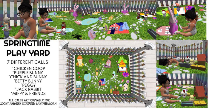 MERCI~ SPRINGTIME PLAY YARD