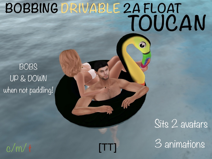 [TT] BOBBING DRIVABLE FLOAT - TOUCAN