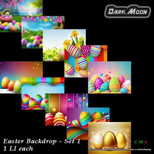 Dark Moon - Easter Backdrop Set 1(add me)