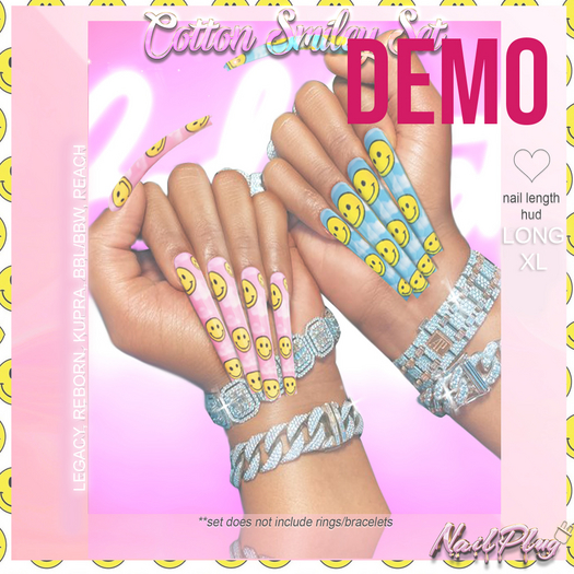 NAILPLUG - Cotton Smiley Set DEMO
