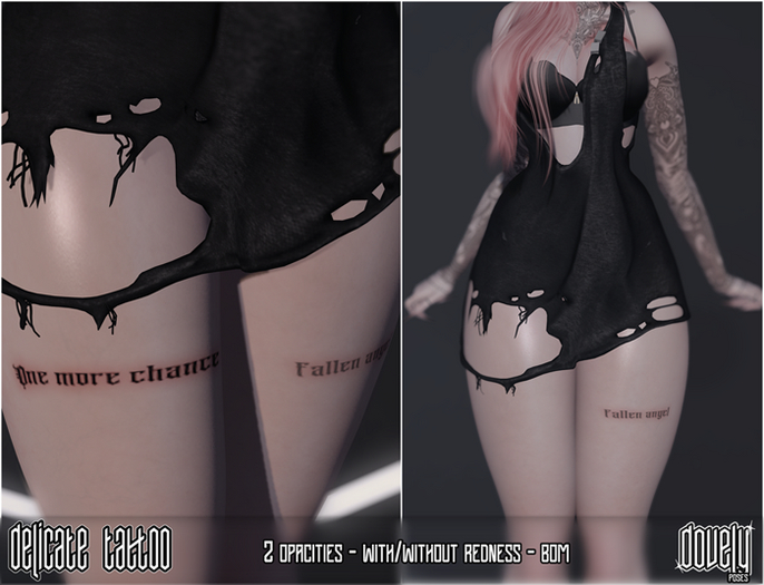 dovely. - delicate tattoos - fatpack 