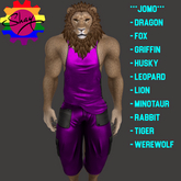 Cole Outfit Purple-Black Trim Furry