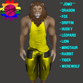 Cole Outfit Yellow-Black Trim Furry
