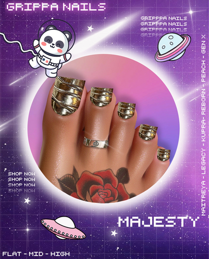 Grippa Pedi:: Majesty Set