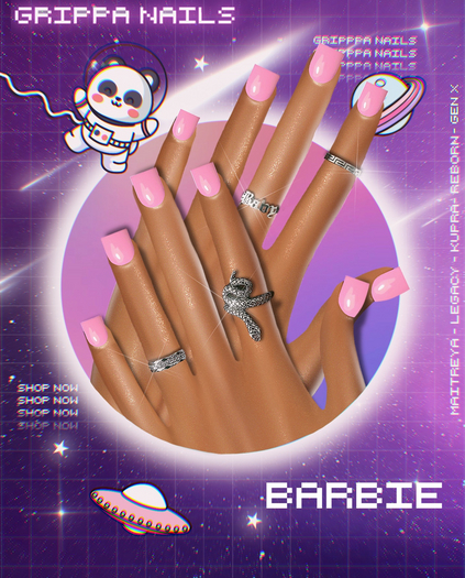 Grippa XS Shorties:: Barbie Set