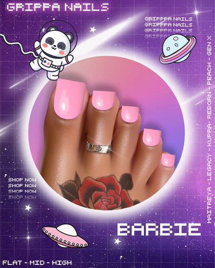 Grippa Pedi:: Barbie Set