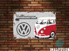 *Vintage Metal Sign - VW*