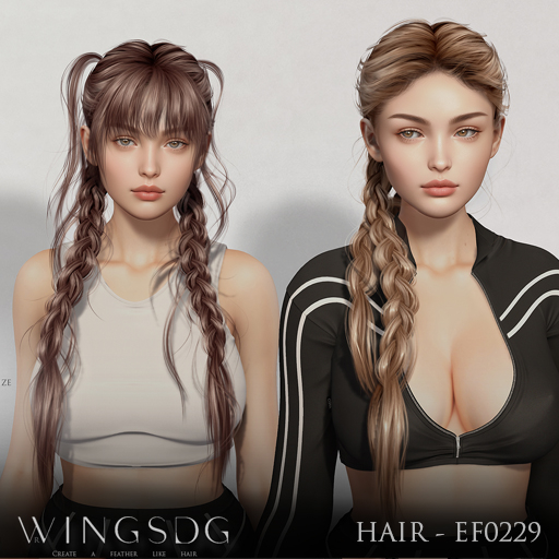 WINGS-HAIR-EF0229 Blondes & Reds (Pack)