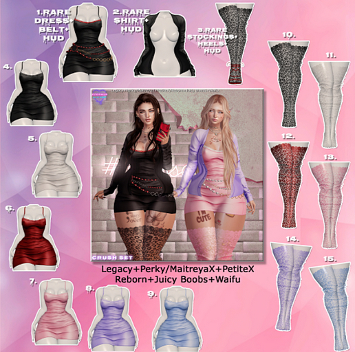 3. [Eternus] Crush Stockings+Heels (Reborn) RARE