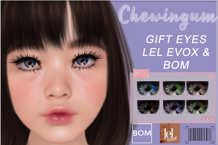 Chewingum GIFT EYES LEL EVOX AND BOM SET BOX