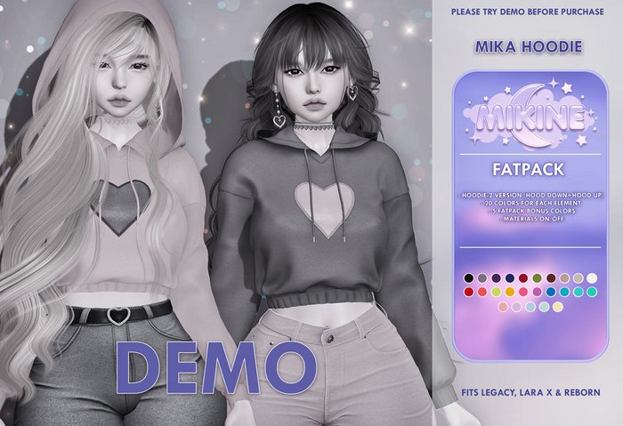 -MikiNe- DEMO Mika hoodie-Fatpack