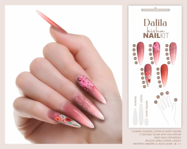 Dalila Kisha Nail Kit 