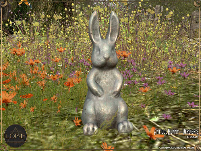 LORE Antique Bunny [verdigris] 