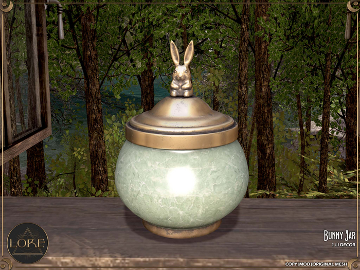 LORE Bunny Jar 