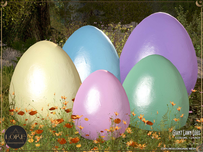 LORE Giant Lawn Eggs 