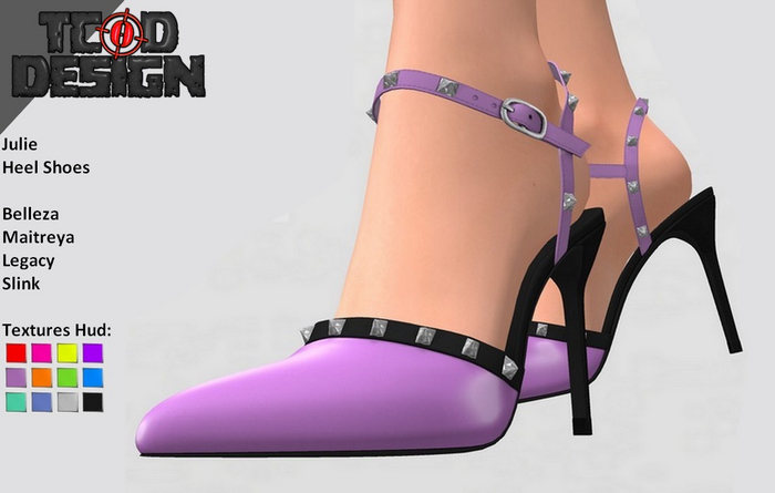 Heel Shoes ~ Julie [Textures Hud]. DEMO